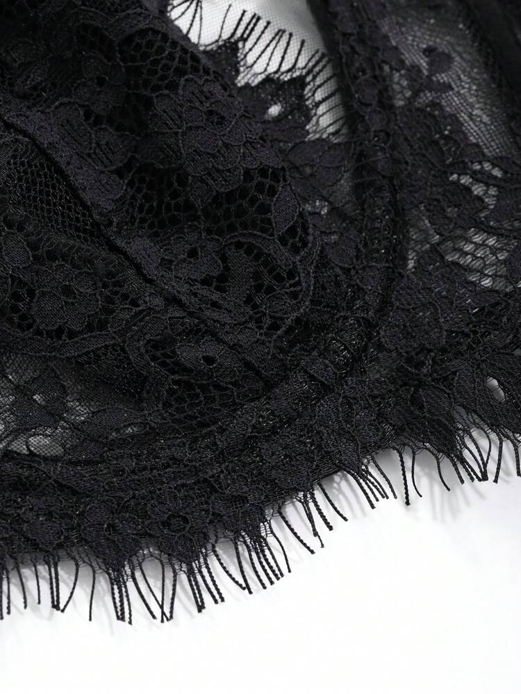 Lace & Mesh Sheer Lightweight Padded Push-Up Underwire Bra Lingerie For Women