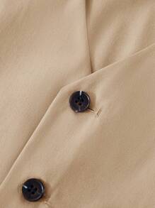 SHEIN Setelan Anak Muda - Khaki - View 8