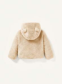 Cozy Pixies Set van 2 stuks babymeisjesfleece met capuchon en dikke broek, winter