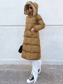 EURMUSE 毛茸邊連帽麵包服