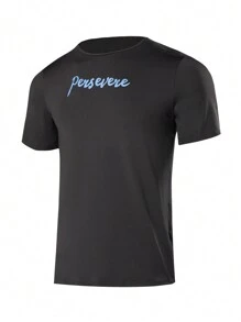 Gym Rark Camiseta deportiva de estilo novio para hombre, de manga corta y estampado sencillo, vuelta al cole - Multicolor - Ver 6