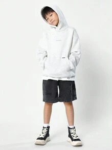 SUMWON SUMWON Minimalistische streetwear hoodie Casual atletische trui High fashion sweatshirt Comfortabele loungewear Moderne stedelijke essential Herfst winter laagjes