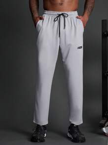 Manfinity Sport Corelite Boyfriend Style Men Plain Simple Zip-Up Sports Trousers