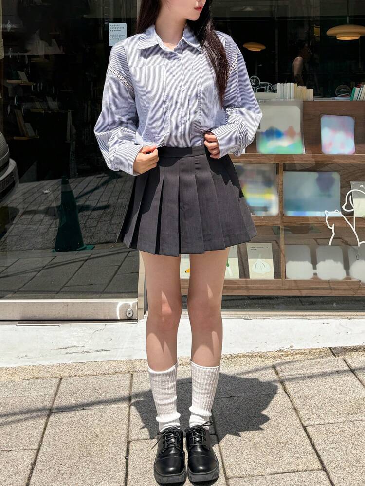 Women's Spring & Summer Casual Striped Long Sleeve Shirt,Fall Clothes
