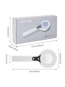 Portable Woods Lamp Skin Analyzer Professional Facial Magnifying Analyzer Rechargeable Skin Detector For SPA Salon Home Skin Care Machine - White - View 9