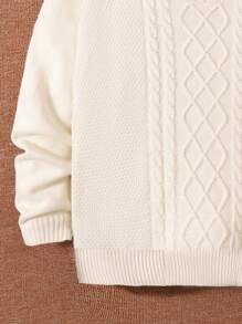 SHEIN 1 pieza Sudadera casual holgada estilo universitario para adolescentes, con media cremallera, cuello de solapa, adecuada para otoño e invierno y actividades al aire libre