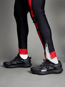 Manfinity Sport Corelite Pantalon de cyclisme minimaliste bicolore - Noir - Voir 5