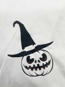 5pcs Men's Simple Pumpkin Pattern Boxer Briefs, Halloween Themed - Multicolor - View 6