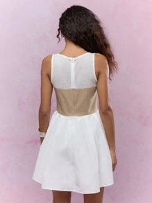 MISSGUIDED 拼色紧身胸衣细节迷你连衣裙 - 彩色 - 查看 2