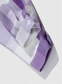 Manfinity EMRG Loose Fit Men's Plaid Print Flap Pocket Shacket - Multicolor - View 3