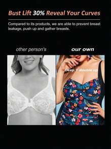 Áo ngực nâng ngực vô hình bằng silicon cỡ lớn, thích hợp để mặc với váy mùa hè & váy cưới - Màu be - Xem 3