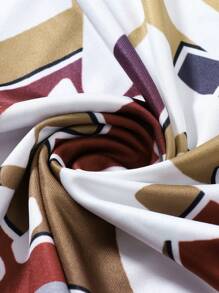 ROMWE MEN Street Life Men's Skull Patterned Long Sleeve T-Shirt, Suitable For Daily Wear In Spring And Summer - Multicolor - View 6