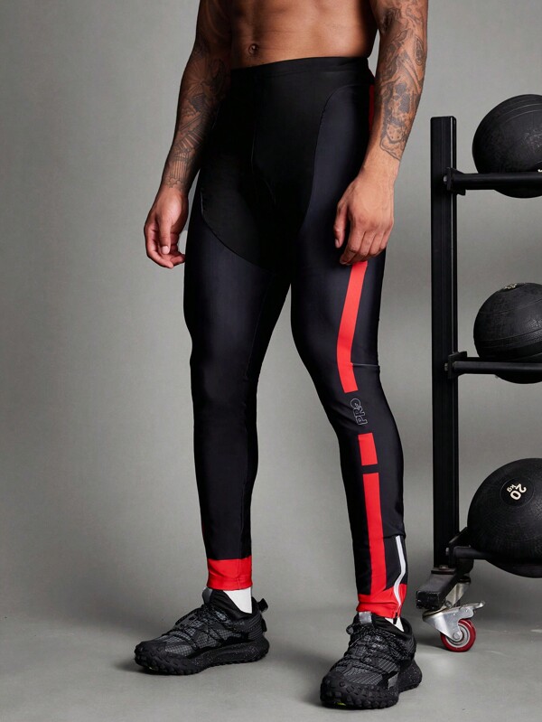 Manfinity Sport Corelite Pantalon de cyclisme minimaliste bicolore