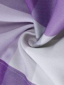 Manfinity EMRG Loose Fit Men's Plaid Print Flap Pocket Shacket - Multicolor - View 4