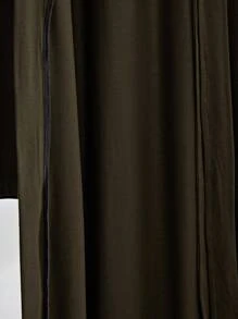 Ocili Leisure Double-Faced Brushed Silky Robe, Women's Sleepwear Bathrobe - Coffee Brown - View 8