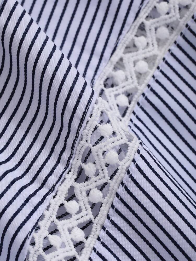 Women's Spring & Summer Casual Striped Long Sleeve Shirt,Fall Clothes