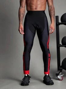 Manfinity Sport Corelite Pantalon de cyclisme minimaliste bicolore - Noir - Voir 3