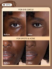 SHEGLAM Corrector En Crema Rapid Retouch-Sepia Corrector En Crema Rapid Retouch-Sepia Corrector En Crema De Cobertura Total Iluminador/Aclarante De Larga DuracióN Corrector De Cobertura Total/Alta Corrector Ligero E Hidratante Durante Todo El DíA Marca Belleza Maquillaje Maquullaje CosméTica Para Mujeres NiñAs Perfecto Para Invierno Primavera Ideal Para Y2K Elegante Moda Adecuado Para CumpleañOs Regalo Fiesta Listo Mejor Color - Sepia - Ver 2