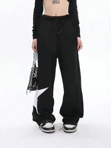 INAWLY Women's Star Pattern Casual Loose Sweatpants Graduation,Back To School Outfits,Graduation,Teacher Outfits For Women,Back To School