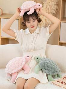 Jouet en peluche douce et mignonne de tortue, animal en peluche de tortue adorable, cadeau pour les filles, les mères, décoration de Noël