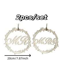 2 tấm biển ghế cô dâu và chú rể - Biển báo ghế ông và bà, Trang trí ghế cô dâu, Biển báo ghế chú rể và cô dâu, Quà tặng tốt nhất cho tiệc kỷ niệm ngày cưới, Trang trí đám cưới, Trang trí nhà cửa, Quà tặng tiệc trang trí phòng - Màu be - Xem 5