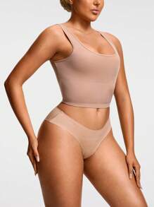 SHAPORA 2 Packs Shaping Shapewear Top Body Shaper Bust Lifter - Multicolor - View 5