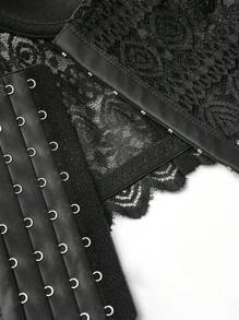 SHEIN Unity Women's Spaghetti Strap Backless Stylish High-End Design Camisole - Black - View 5