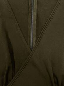 Breezaya Mono entallado de unicolor para adelgazar (longitud completa) - Verde militar - Ver 3