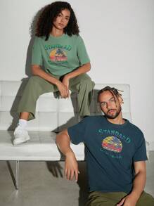 Hauture 翻盖口袋褶皱阔腿裤 - 橄欖綠 - 查看 4