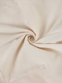 Flirla Plus Size Women's Summer Pocket Patched Solid Color Minimalist Daily Overall Romper