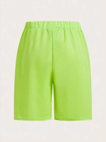 SHEIN Leap Crew Tween Boy 3pcs Loose Fit Breathable Athletic Patterned Shorts Set - Multicolor - View 6