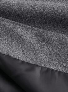 Flirla Plus Size Casual Solid Color Hooded Jacket For Winter Fall Cloth For Women - Dark Grey - View 6