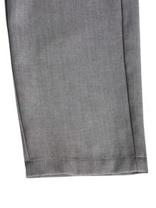 Manfinity Mode Men Fold Pleated Slant Pocket Suit Pants - Light Grey - View 5