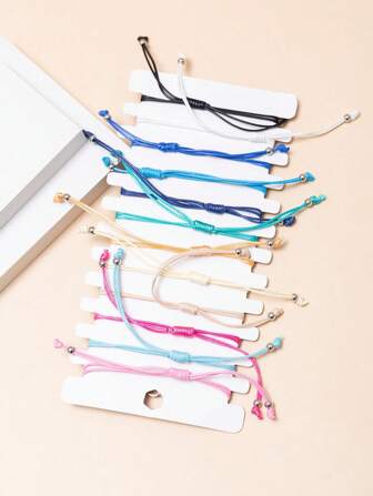 12pcs Infinity Decor Bracelet