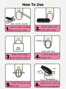 Elevate Your Style With Creative 10pcs Square Short Handmade French Porcelain Printing Japanese Style Fake Nail Creative 3d Three-Dimensional Decoration Orange Summer Nordic Funny Full Coverage Acrylic False Nail For Women And Girls - Multicolor - View 10