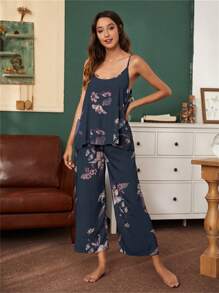 3 Pack Floral Print Robe Pyjama Set - Multicolor - View 5