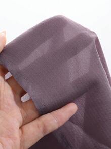 DAZY Women Plain Chiffon Ruffle Collar Long Sleeve Blouse,Fall Clothes - Coffee Brown - View 7