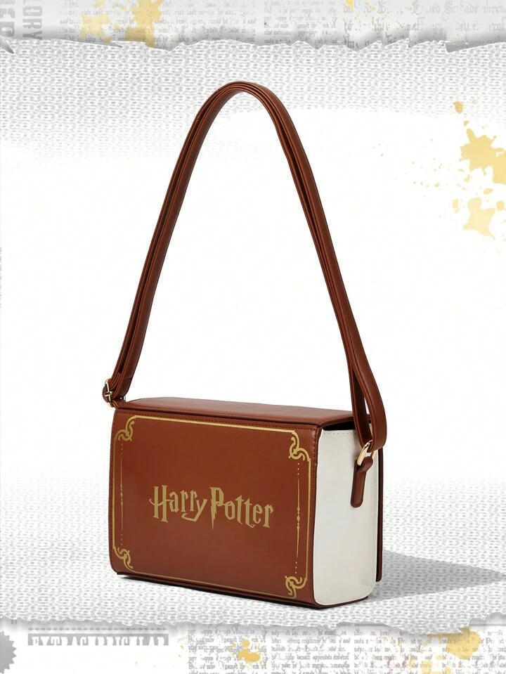 Our Harry Potter | ROMWE Hogwarts Pattern Magic Book Shaped Flap