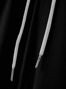 Manfinity Homme Men's Casual Letter & Basketball Print T-Shirt & Shorts Set, Summer - Black - View 3