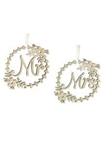 2 tấm biển ghế cô dâu và chú rể - Biển báo ghế ông và bà, Trang trí ghế cô dâu, Biển báo ghế chú rể và cô dâu, Quà tặng tốt nhất cho tiệc kỷ niệm ngày cưới, Trang trí đám cưới, Trang trí nhà cửa, Quà tặng tiệc trang trí phòng - Màu be - Xem 8