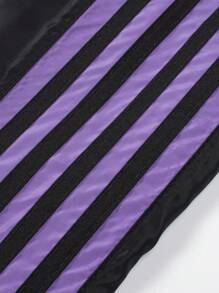 Streetz SHEIN Sport Set de 2 piezas de chaqueta y pantalones de chándal con empalme liso y cierre para mujer