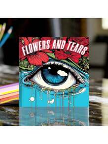 (Original, Upgraded, Paper Thickened 25 Pages) 1pc Eye Skull Theme Coloring Book, Coloring Book Gift For Holiday Birthday Party Stress Relief, Gifts Perfect For Mother's Day(25 Pages -7.87x7.87inch) Back To School,Mother's Day,Mom's Gift,Back To School,School Supplies