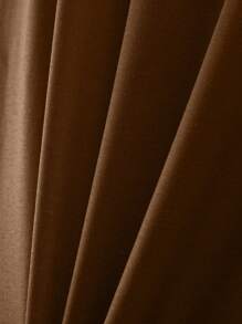 Manfinity LEGND Men's Letter Print Crew Neck Short Sleeve T-Shirt, Summer - Brown - View 5