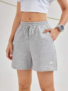 In My Nature 女士可拆卸休闲日常灰色运动运动裤 - 灰色 - 查看 4