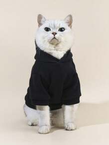 PETSIN 1 chiếc áo nỉ dành cho thú cưng có thiết kế hình xương và trái tim màu tím, dành cho Halloween - màu đen - Xem 5