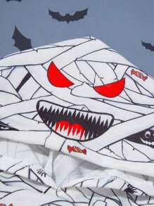 PETSIN 1pc Pet Mummy Hooded Sweatshirt