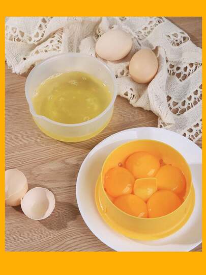 1 pieza Separador de huevo, utensilios de cocina para separar la yema de la clara de huevo
