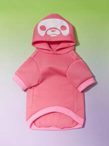 PETSIN Sudadera con capucha rosada de Halloween con estampado de huesos - Multicolor - Ver 4