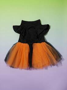 PETSIN 万圣节鬼魂印花宠物连衣裙 - 彩色 - 查看 6