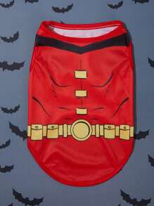 PETSIN 1pc Lightweight & Breathable Halloween Costume Pet Cat/Dog Vest - Multicolor - View 2